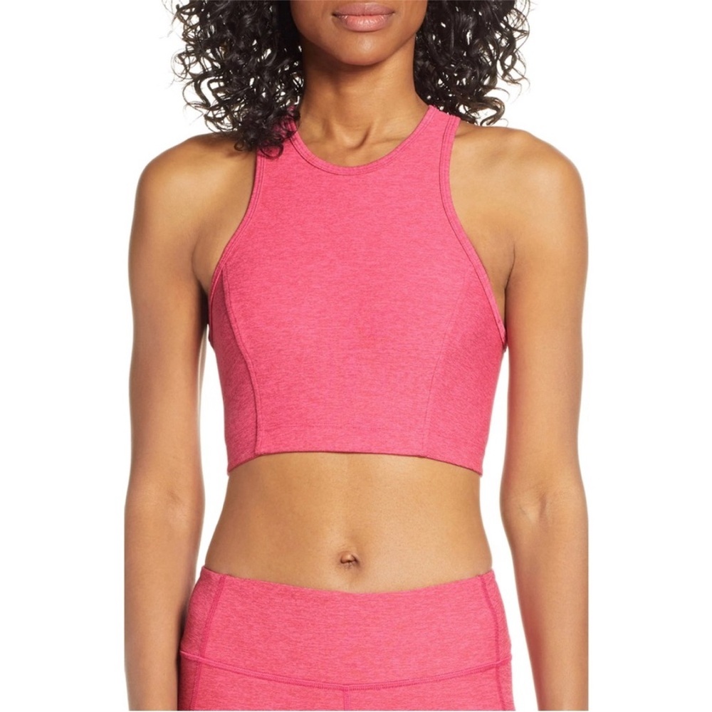 Outdoor Voices Athena High Neck Bra Crop Top - Size M